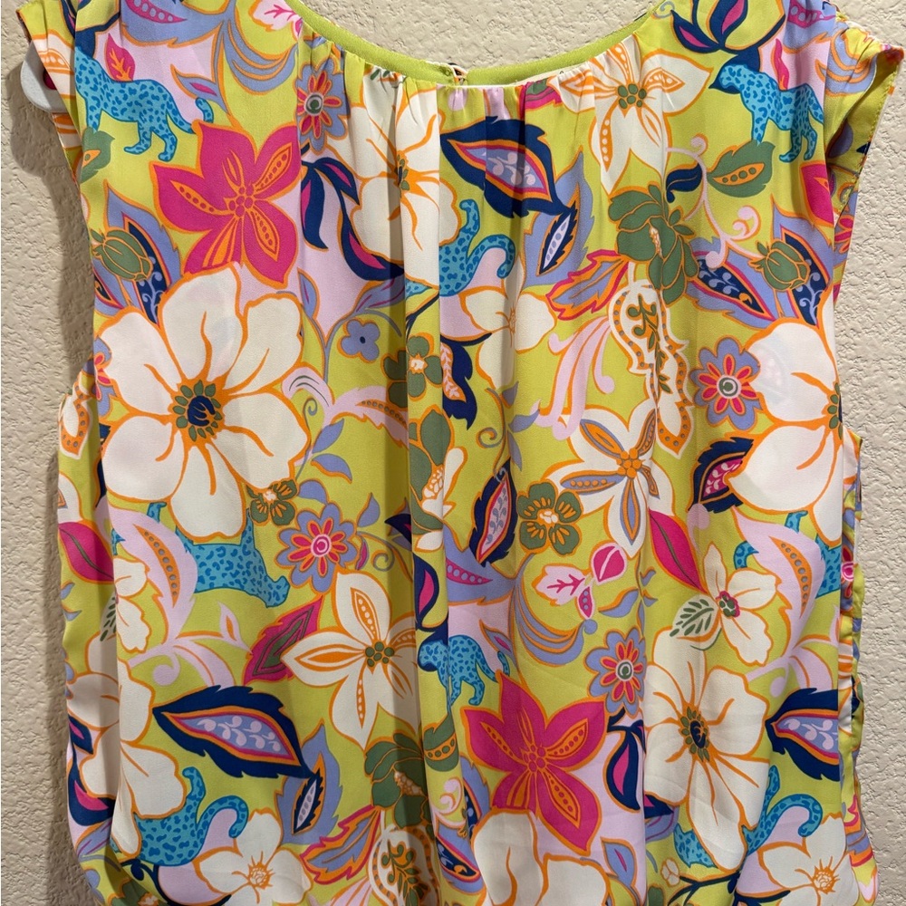 Easel Multicolor Floral Women's Blouse